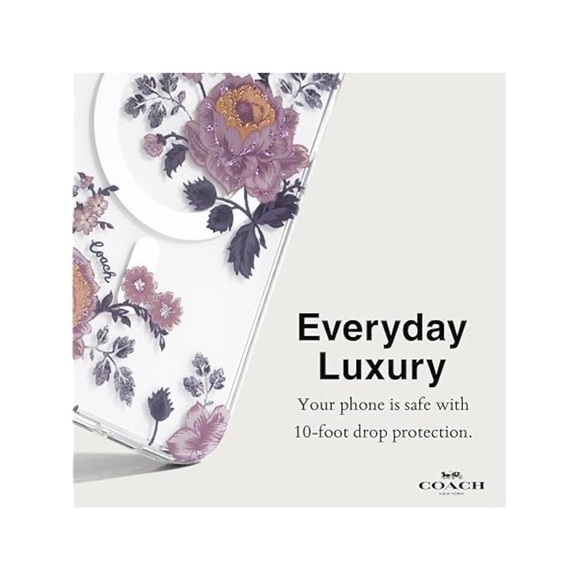 Coach Moody Floral iPhone 15 PRO MAX Case, Compatible with MagSafe- NIB - Picture 6 of 12